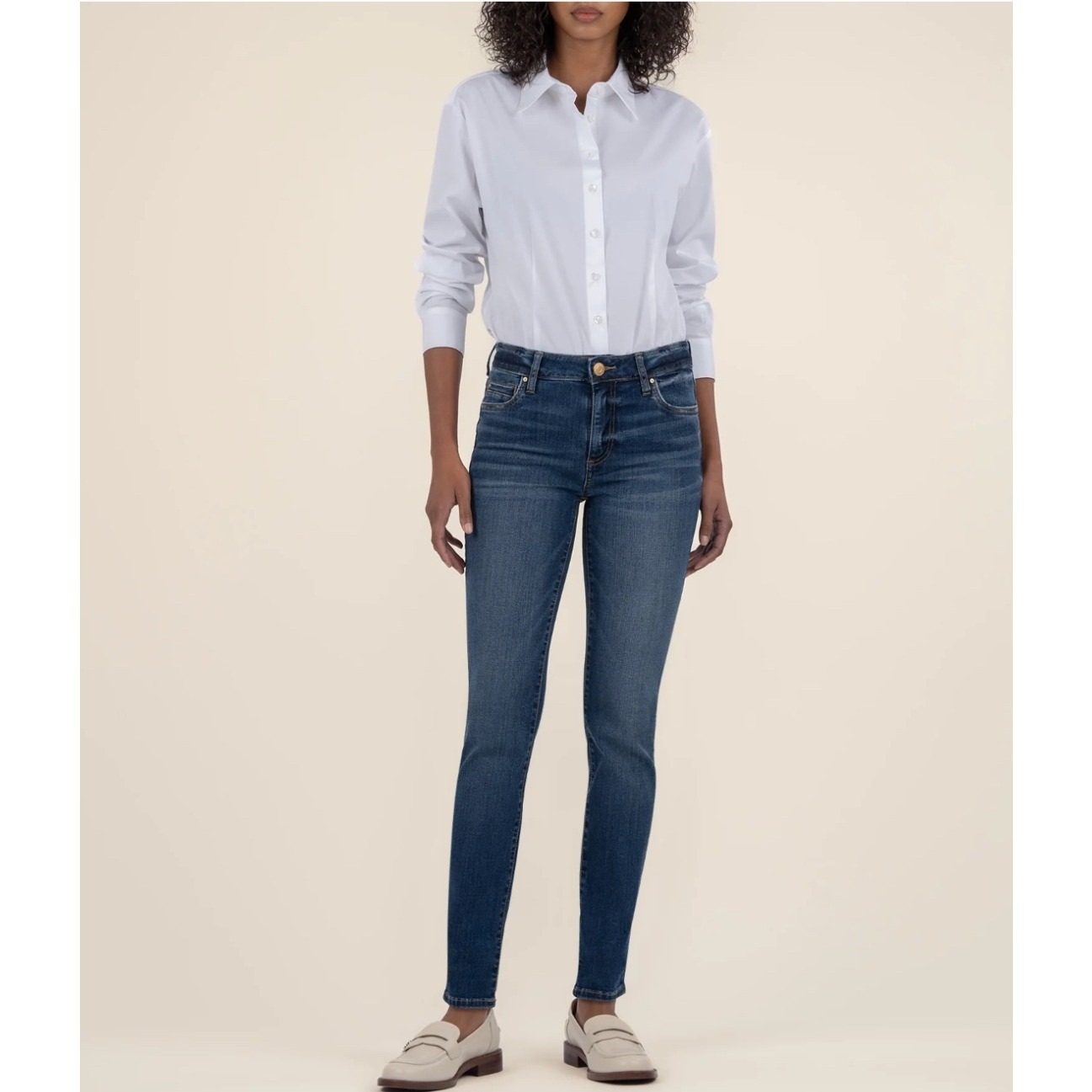 Kut From The Kloth Catherine Mid Rise Boyfriend Jeans Medium Wash Size 0